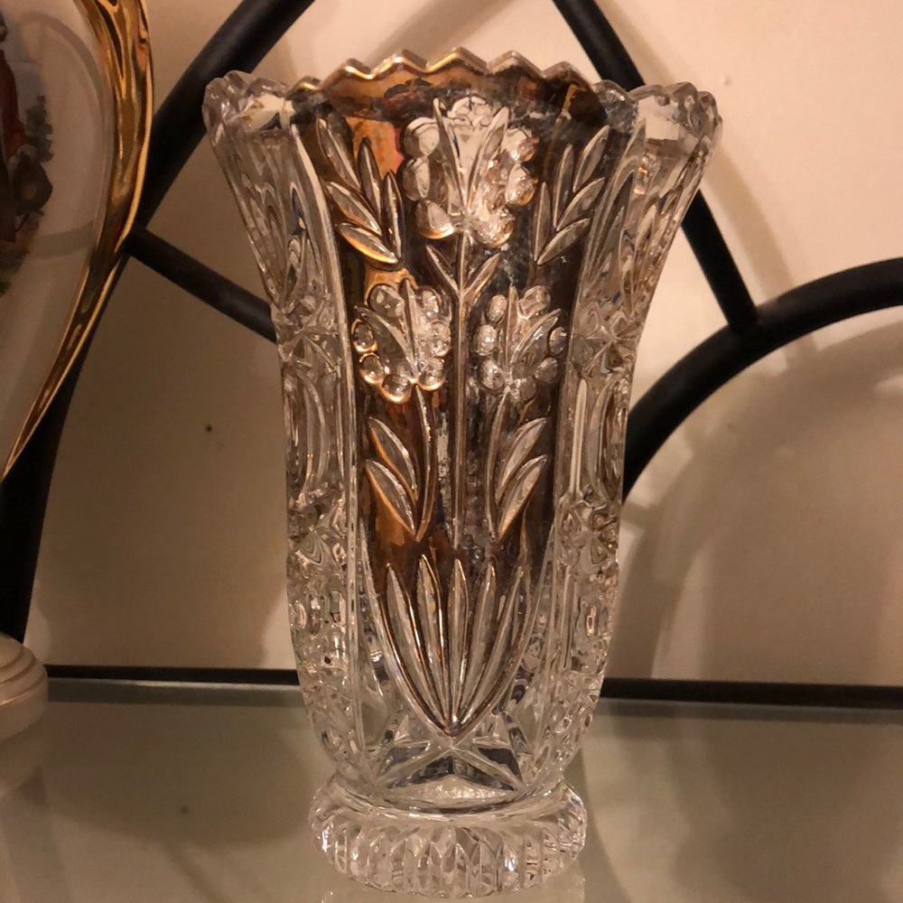 Crystal vase